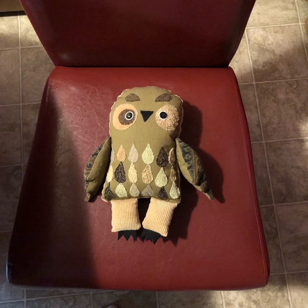Green Owl Plush Collectible